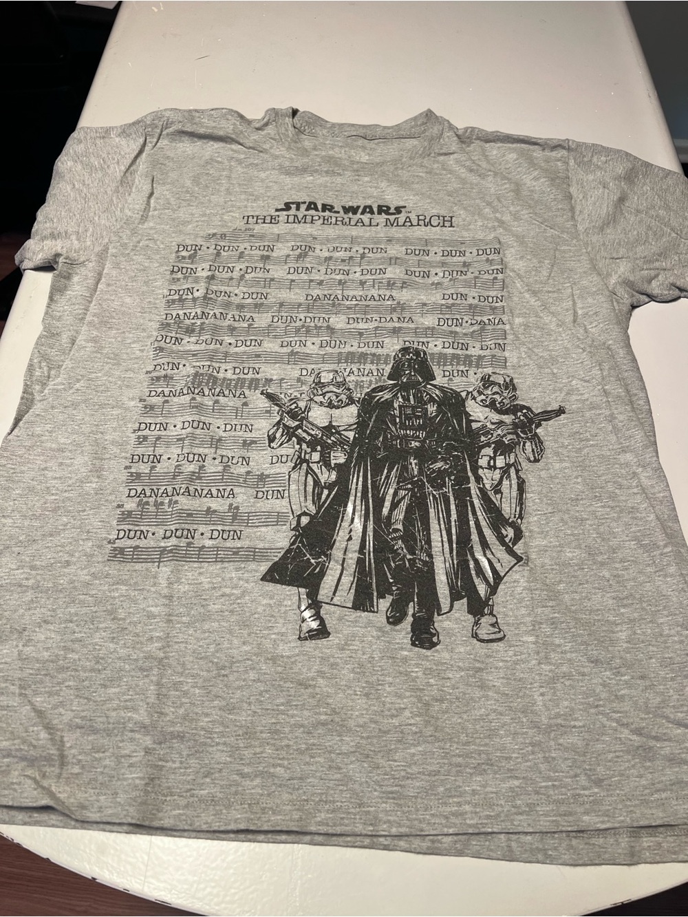 Star Wars The Imperial March Men’s Graphic Tee - Gray